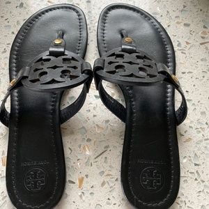 Black Tory Burch Miller Sandals size 7 1/2